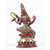 Arihant Craft  Hindu Godess Saraswati Idol Sarasvati Statue Sculpture Hand Work Showpiece  30.5 cm (Brass, Red, Green)