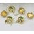 Importedkart 5 Pcs/Pack Heart/Stars Christmas Pendant Christmas Tree Decoration Xmas Drop Ornaments (Imported Item)33569