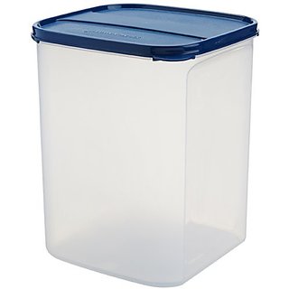 Signoraware Modular Square Plastic Container, 6.5 Litres, Mod Blue