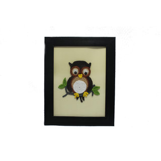                       Creative Black wood Photo Frames amigurumi Crochet Owl Bird Pattern                                              
