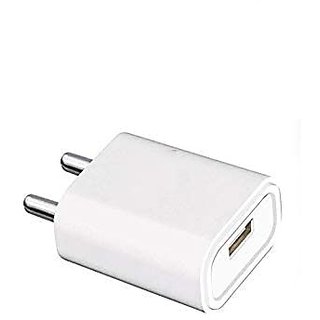                       ZINN INNUS ENTERPRISES Mobile Charger with 1 Mtr USB Cable (White)                                              