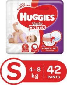 Huggies Wonder Pant Style Diaper (Pack of 42 Pants)
