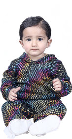 Kid Kupboard Cotton Full-Sleeves Multi-Color Bodysuit for Baby Girl's
