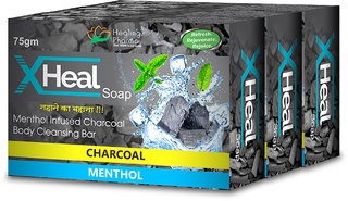 Charcoal Menthol Bathing Soap  Parabeen Free Skin Whitening Soap for Men  Women  Buy Charcoal Soap