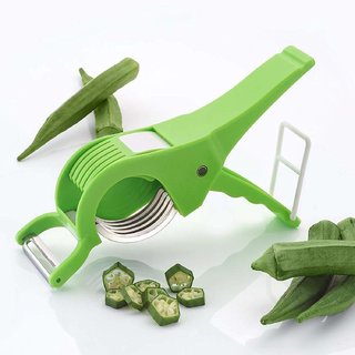 Style Ur Home - 2 in 1 Vegetable & Fruit Cutter - Peeler with 5 Blades