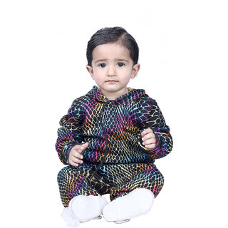 Kid Kupboard Cotton Full-Sleeves Multi-Color Bodysuit for Baby Girl's
