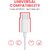Portronics POR-1551 Conch 120 Type-C Wired Headset, Red (In the Ear)