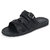 FAUSTO Men's Navy Blue Slip On TPR Sole Side Stitch Outdoor & Indoor Slippers