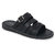 FAUSTO Men's Navy Blue Slip On TPR Sole Side Stitch Outdoor & Indoor Slippers