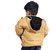 Kid Kupboard Cotton Full Sleeves Light Brown Jackets for Baby Boys