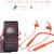 Portronics POR-1391 Harmonics 216 In the Ear Bluetooth Headset, Orange