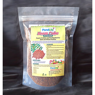 POND LILY Neem Cake Powder Organic Fertilizer and Pest Repellent for Home and Kitchen Gardens  Net.Wt. 500 Grams.