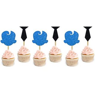                      Seyal Birthday Party Decoration - Baby Boss Cupcake Topper                                              