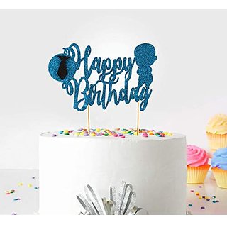                       Seyal Birthday Party Decoration - Baby Boss Happy Birthday Cake Topper                                              