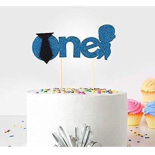                       Seyal Birthday Party Decoration - Baby Boss One Cake Topper                                              