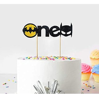                       Seyal Birthday Party Decoration - Batman One Cake Topper                                              