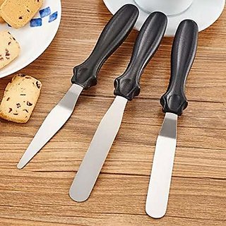                       3set Stainless Steel Cake Icing Spatula Knife for cake decorations                                              