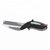 2 in 1 Stainless Steel Plastic Multi Functional Vegetable Clever Cutter Scissor With Lock, Black