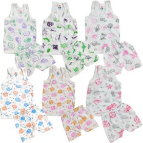 BABY'S COTTON INNERWEAR COMBO (PACK OF 6)