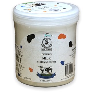                       Dr James Milk Whitening Cream 250g                                              