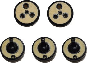 Tiger- Bakelite Combo Switch  Socket - 6ampere, 250volts witch Ceramic Base, Switch-3, Socket-2