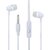 SwagMe Boomdhoom IE009 in-Ear Wired Earphones with Mic (IE-009 White)
