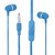 SwagMe Boomdhoom In The Ear Wired Earphones with Mic (IE-009 Blue)