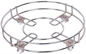 Stainless Steel Cylinder Trolley pack of 1