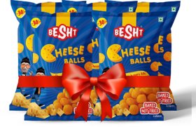 Besht Cheese Balls 50gm (Pack of 4)
