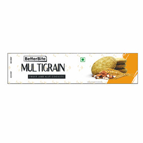 Better Bite Multigrain Cookies Fruit N Nut 120gm (Pack of 5)