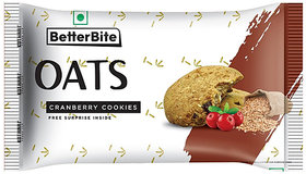 Better Bite Oats Cookies Craneberry 120gm (Pack of 5)