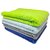 Microfiber Cleaning Cloths, 4pcs 40x40cms 340GSM Multi-Colour Wash Cloth for Kitchen Car Window Stainless Steel Cleaning