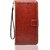 Leather Flip Wallet Cover for Redmi Y2 (Brown)