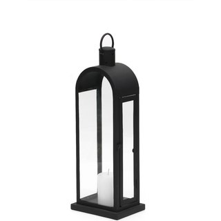 OPAXA LIVING - Modest Candle Lantern Luxury Design in Black Texture Finish - Christmas Decorations Items for Home.