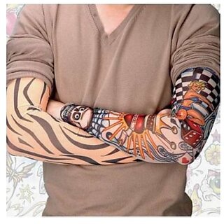 Tattoo Arm Sleeves For Style / Biking, Sun Protection (1 Pair)