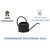 OPAXA LIVING - Black Watering Can Handcrafted Refillable Manual Watering can, Gardening, Watering  (Water Capacity 2 L)