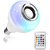 Led Wireless Light Bulb with Speaker  Bluetooth Enabled  Rgb Music Light  Colour Changing Remote Control Access