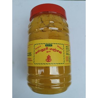                       Girija's 100 Pure Wild Amba Haldi Kasturi Turmeric Manjal Powder for Face and Skin Care 500gm Pack                                              