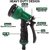 Water Spray Gun Nozzle For Gardening High Pressure Water Sprayer With Trigg