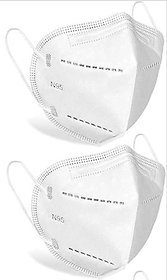 Sg Health N95 Anti Pollution Face Mask Blackwhite Free Size Pack Of 2