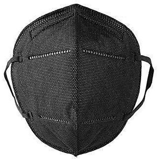                       SG HEALTH N-95 Face Mask (Made in India)(Black) (2)(Free Size, Pack of 2)                                              