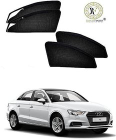 Royal Finish Car Window Sunshades/ Curtain Zipper Magnetic Front Two Side Zipper And Rear Non Zipper For Audi A3 Net Fab