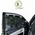 Royal Finish  Car Accessories  Car Window Sunshades for Audi A4  Curtains for Zipper  Set of 4 Piece
