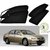 Royal Finish Car Window Sunshades Zipper Magnetic Front Two Side Zipper And Rear Non Zipper For Honda Accord 2005