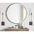 OPAXA LIVING - Silver Round Decorative Hanging Wall Mirror for Decorating Rooms  Vacant Spaces Large 20