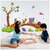 JAAMSO ROYALS Hot Style Big Jungle Animals Bridge Wall Sticker (90 CM X 60 CM)