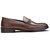 Genuine Leather Brown Buckle Loafers