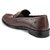 Genuine Leather Brown Buckle Loafers
