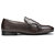 Genuine Leather Weave Double Monk Strap Loafers