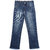 Kotty Girls Solid Cotton Lycra Mid Rise Jeans